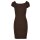 Urban Classics - TB1501 - Ladies Off Shoulder Rib Dress - brown