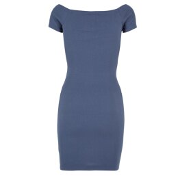 Urban Classics - TB1501 - Ladies Off Shoulder Rib Dress - vintageblue
