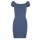 Urban Classics - TB1501 - Ladies Off Shoulder Rib Dress - vintageblue
