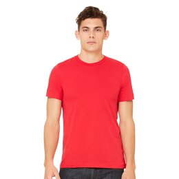 Bella + Canvas - 3001 Unisex Jersey Crewneck T-Shirt - red M