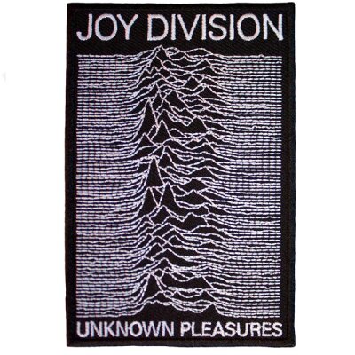 Joy Division - Unknown Pleasures - rechteckig - Patch (Aufnäher)