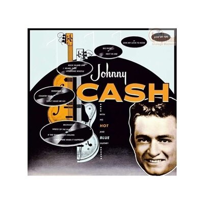 CASH, JOHNNY - WITH HIS HOT AND BLUE GUITAR - LP