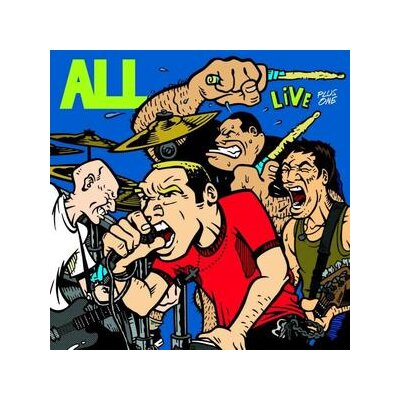 ALL - LIVE PLUS ONE - BLUE/YELLOW COLOURED US EDIT. - LP