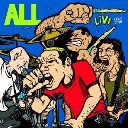ALL - LIVE PLUS ONE - BLUE/YELLOW COLOURED US EDIT. - LP