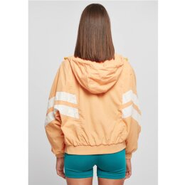 Urban Classics - TB2664 - Ladies Crinkle Batwing Jacket- paleorange/whitesand