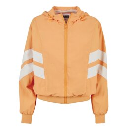 Urban Classics - TB2664 - Ladies Crinkle Batwing Jacket- paleorange/whitesand