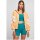 Urban Classics - TB2664 - Ladies Crinkle Batwing Jacket- paleorange/whitesand