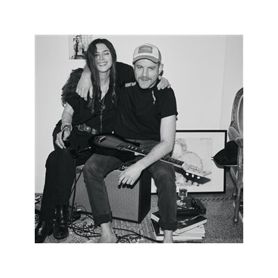 HER WILD LOVE - WAKE UP BEFORE THE NIGHT IS OVER (BLACK/WHITE SPLATTER) - LP