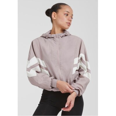 Urban Classics - TB2664 - Ladies Crinkle Batwing Jacket- duskrose/whitesand