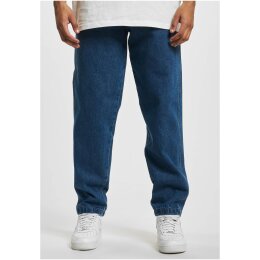 DEF - Tapered Loose Fit Denim Jeans - DFJS193 - midblue...