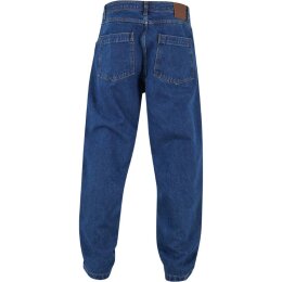 DEF - Tapered Loose Fit Denim Jeans - DFJS193 - midblue washed
