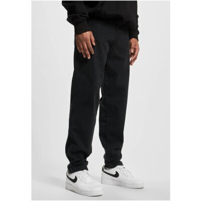 DEF - Tapered Loose Fit Denim Jeans - DFJS193 - black washed 33/32