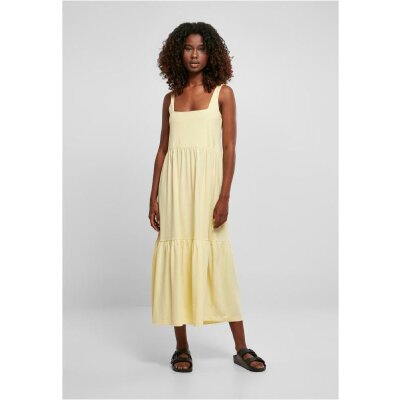 Urban Classics - TB4784 - Ladies 7/8 Length Valance Summer Dress - softyellow