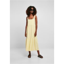 Urban Classics - TB4784 - Ladies 7/8 Length Valance Summer Dress - softyellow