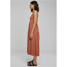 Urban Classics - TB4784 - Ladies 7/8 Length Valance Summer Dress - terracotta