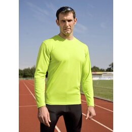 Spiro - S254M - Unisex Quick Dry LS Shirt - black L