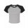 Bella + Canvas - 1201 - Women´s Micro Rib Raglan Baby Tee - Athletic Heather / Black