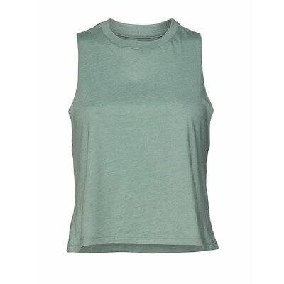 Bella + Canvas - 6682 - Women´s Racerback Cropped Tank - Heather Dusty Blue