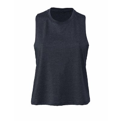 Bella + Canvas - 6682 - Women´s Racerback Cropped Tank - Heather Navy