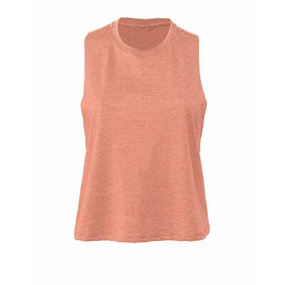 Bella + Canvas - 6682 - Women´s Racerback Cropped Tank - Heather Sunset