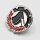 Antifa - Logo 2 - schwarz / schwarz - Pin