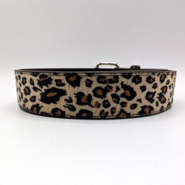 Gürtel - Veganes Leder - G0028-1 - Beige Leopard S