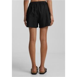 Urban Classics - TB6848 - Ladies Linen Mixed Boxer Shorts - black