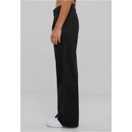 Urban Classics - TB6216 - Ladies Organic Pleated Cotton Pants - black
