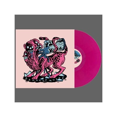 BAHNHOF MOTTE - ZEIT FRESSEN  (LTD. TRANSPARENT MAGENTA) - LP