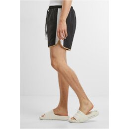 Urban Classics - TB7348 - Retro Look Swim Shorts - black