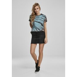 Urban Classics - TB3449 - Ladies Tie Dye Boyfriend Tee - black L
