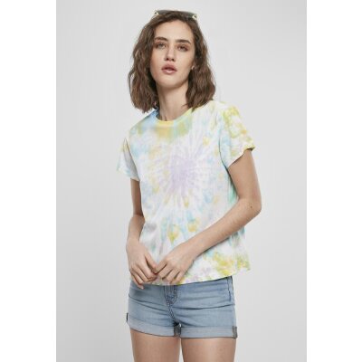Urban Classics - TB3449 - Ladies Tie Dye Boyfriend Tee - pastel 5XL