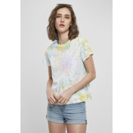 Urban Classics - TB3449 - Ladies Tie Dye Boyfriend Tee - pastel 5XL