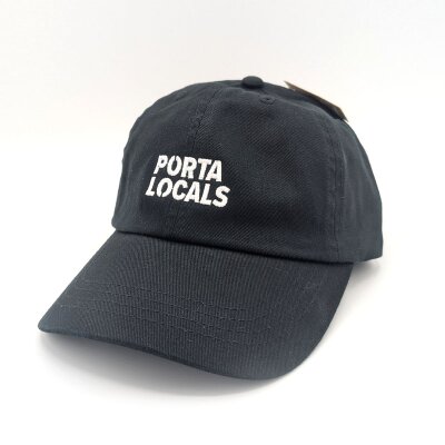 Porta Locals - Logo - Dad Cap - schwarz