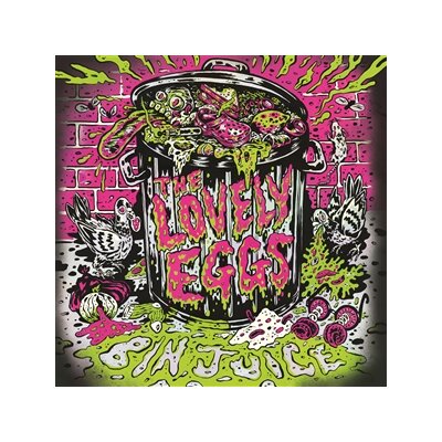 LOVELY EGGS, THE - BIN JUICE (NEON TOXIC SLIME GREEN VINYL) - LP