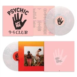 HTRK - PSYCHIC 9-5 CLUB  (CLEAR W/ PINK SWIRL VINYL) - LP