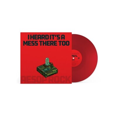AESOP ROCK - I HEARD ITS A MESS THERE TOO (APPLE RED VINYL) - LP