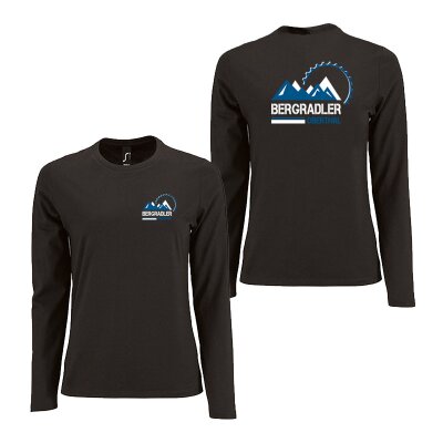 Bergradler Oberthal - Logo - Womens Longsleeve T-Shirt - schwarz