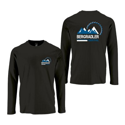 Bergradler Oberthal - Logo - Longsleeve T-Shirt - schwarz