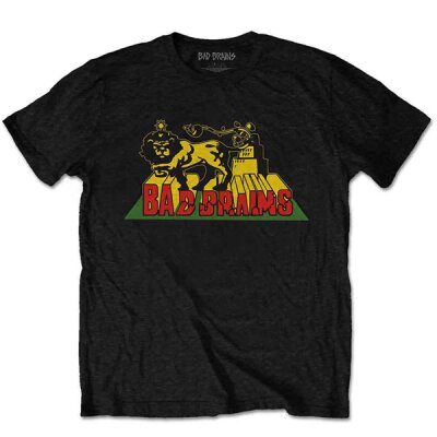 Bad Brains -  Lion Crush - Unisex Shirt - black- T-Shirt