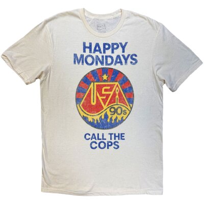 Happy Mondays -  Call The Cops - Unisex Shirt - natural - T-Shirt