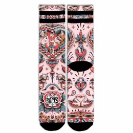 American Socks - Feline Hearts - Signature - Mid High S-M / 37-41