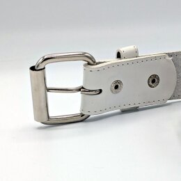 Nietengürtel - Gürtel mit silbernen...