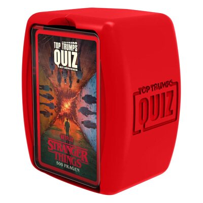 Stranger Things - Quiz Karten Spiel  - Quiz Box