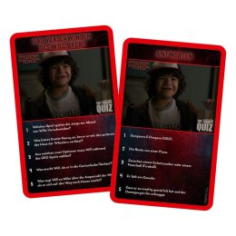Stranger Things - Quiz Karten Spiel  - Quiz Box