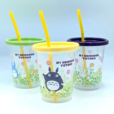 Studio Ghibli - Mein Nachbar Totoro - Becher-Set mit Trinkhalm
