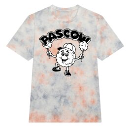 Pascow - Zuckerwatte - T-Shirt - grey pink marble tie dye...