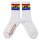 Pascow - Sieben Rainbow - Socken - weiß