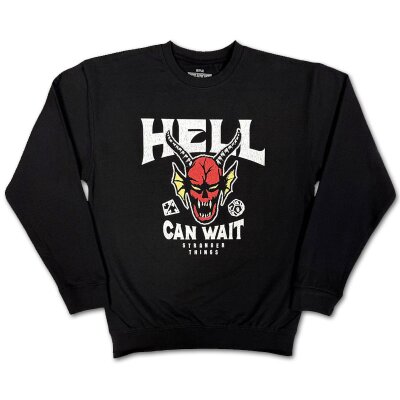 Stranger Things - Hell Can Wait - black - Unisex Sweatshirt
