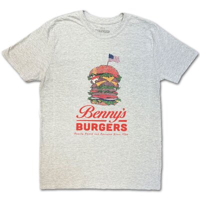Stranger Things - Bennys Burgers - grey - T-Shirt